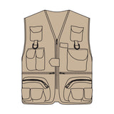 Multi pockets fishing Vest